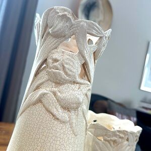 Elegant Floral Patterned Vases - set of 2